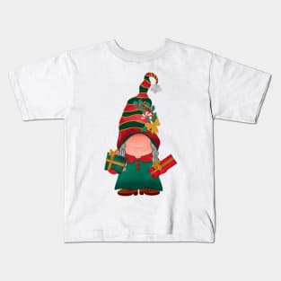 Cute Christmas gnome Kids T-Shirt